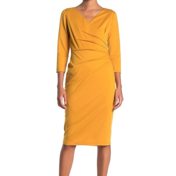 Maggy London Dresses & Skirts - MAGGY LONDON - Women's Mustard Size 2